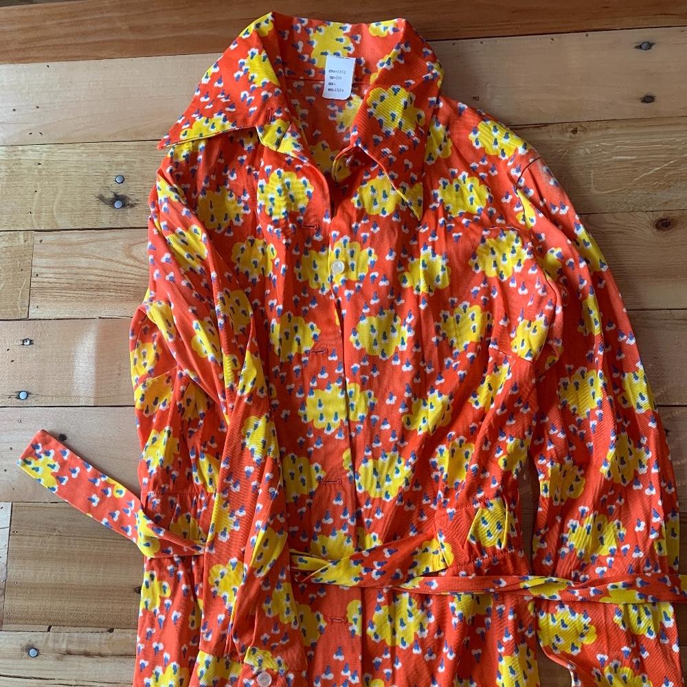 Vintage polyester dress